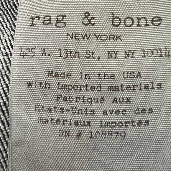 Rag & Bone Womens Capri Skinny Jeans Lynnwood Dark Blue Wash Ankle size 27 - Picture 11 of 13